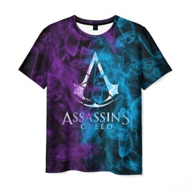 Мужская футболка 3D с принтом Assassins Creed в Екатеринбурге, 100% полиэфир | прямой крой, круглый вырез горловины, длина до линии бедер | mmorpg | rogue | асасин | асассин | ассасин крид | ассассин