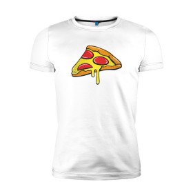 Мужская футболка премиум с принтом Пицца Пицца Пицца !!!! Pizza в Екатеринбурге, 92% хлопок, 8% лайкра | приталенный силуэт, круглый вырез ворота, длина до линии бедра, короткий рукав | pizza | для девушек | для парней | еда | италия | итальянская еда | колбаса | пицца | пицца с салями | пицца с сыром | подарок | с намеком | салями | сыр | тесто