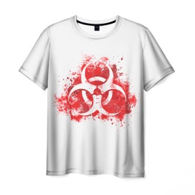 Мужская футболка 3D с принтом Plague Inc. в Екатеринбурге, 100% полиэфир | прямой крой, круглый вырез горловины, длина до линии бедер | Тематика изображения на принте: 2019 | biohazard | china | game | ncov | plague | virus | warning | вирус | игра | китай