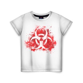 Детская футболка 3D с принтом Plague Inc. в Екатеринбурге, 100% гипоаллергенный полиэфир | прямой крой, круглый вырез горловины, длина до линии бедер, чуть спущенное плечо, ткань немного тянется | 2019 | biohazard | china | game | ncov | plague | virus | warning | вирус | игра | китай