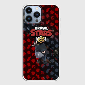 Чехол для iPhone 13 Pro Max с принтом BRAWL STARS:CROW в Екатеринбурге,  |  | Тематика изображения на принте: bibi | brawl stars | brock | bull | crow | dinomike | el primo | leon | mobile game | nita | poko | ricochet | stars | tara | бравл старс | ворон | леон | мобильные игры