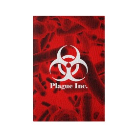 Обложка для паспорта матовая кожа с принтом PLAGUE INC. в Екатеринбурге, натуральная матовая кожа | размер 19,3 х 13,7 см; прозрачные пластиковые крепления | Тематика изображения на принте: molecule | plague inc | абстракция | бактерии | вирус | клетки | медицина | микробы | молекулы | наука | нейрон | нейроны | планета | текстура | текстуры | формула