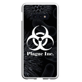 Чехол для Samsung S10E с принтом PLAGUE INC в Екатеринбурге, Силикон | Область печати: задняя сторона чехла, без боковых панелей | molecule | plague inc | абстракция | бактерии | вирус | клетки | медицина | микробы | молекулы | наука | нейрон | нейроны | планета | текстура | текстуры | формула