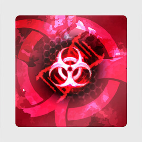 Магнит виниловый Квадрат с принтом Plague Inc LC (Oko) в Екатеринбурге, полимерный материал с магнитным слоем | размер 9*9 см, закругленные углы | авторская | вирус | знаки | игры | интересная | каракули | круг | лабиринт | линии | мозаика | необычная | око | символы | страшная | туннель | черная | эпидемия