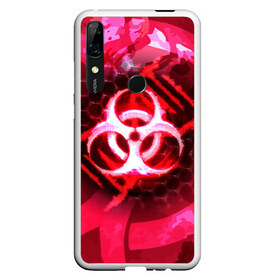 Чехол для Honor P Smart Z с принтом Plague Inc LC (Oko) в Екатеринбурге, Силикон | Область печати: задняя сторона чехла, без боковых панелей | Тематика изображения на принте: авторская | вирус | знаки | игры | интересная | каракули | круг | лабиринт | линии | мозаика | необычная | око | символы | страшная | туннель | черная | эпидемия