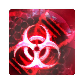 Магнит виниловый Квадрат с принтом Plague Inc LB (Oko) в Екатеринбурге, полимерный материал с магнитным слоем | размер 9*9 см, закругленные углы | Тематика изображения на принте: авторская | вирус | знаки | игры | интересная | каракули | круг | лабиринт | линии | мозаика | необычная | око | символы | страшная | туннель | черная | эпидемия