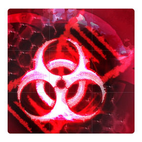 Магнитный плакат 3Х3 с принтом Plague Inc LB (Oko) в Екатеринбурге, Полимерный материал с магнитным слоем | 9 деталей размером 9*9 см | Тематика изображения на принте: авторская | вирус | знаки | игры | интересная | каракули | круг | лабиринт | линии | мозаика | необычная | око | символы | страшная | туннель | черная | эпидемия