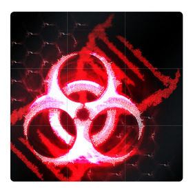 Магнитный плакат 3Х3 с принтом Plague Inc ShB (Oko) в Екатеринбурге, Полимерный материал с магнитным слоем | 9 деталей размером 9*9 см | Тематика изображения на принте: авторская | вирус | знаки | игры | интересная | каракули | круг | лабиринт | линии | мозаика | необычная | око | символы | страшная | туннель | черная | эпидемия