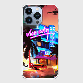 Чехол для iPhone 13 Pro с принтом GTA: VICE CITY в Екатеринбурге,  |  | grand theft auto 2 | grand theft auto 3 | grand theft auto v | grand theft auto: san andreas | grand theft auto: vice city | gta 5 | gta online | gta v | город | игры