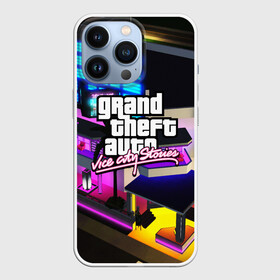 Чехол для iPhone 13 Pro с принтом GTA:VICE CITY в Екатеринбурге,  |  | gr | grand theft auto 2 | grand theft auto 3 | grand theft auto v | grand theft auto: san andreas | grand theft auto: vice city | gta 5 | gta online | gta v | город | игры