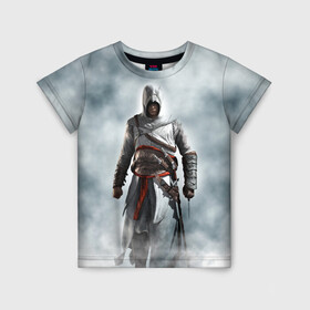 Детская футболка 3D с принтом Assassin’s Creed в Екатеринбурге, 100% гипоаллергенный полиэфир | прямой крой, круглый вырез горловины, длина до линии бедер, чуть спущенное плечо, ткань немного тянется | Тематика изображения на принте: asasins | creed | асасинс | ассасин | ассассинс | кредо | крид | криид