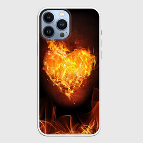 Чехол для iPhone 13 Pro Max с принтом Горячее сердце в Екатеринбурге,  |  | 14 февраля | 8 марта | валентинов день | влюблен | влюбленность | влюбленные | вместе навсегда | горячая | горячий | девушке | день влю | для жены | желание | любимая | любимый | люблю | люблю тебя