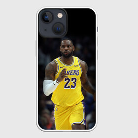 Чехол для iPhone 13 mini с принтом Леброн Джеймс в Екатеринбурге,  |  | james | lakers | lebron | lebron james | los angeles | los angeles lakers | nba | баскетбол | леброн | леброн джеймс | лейкерс | лос анджелес | лос анджелес лейкерс | нба