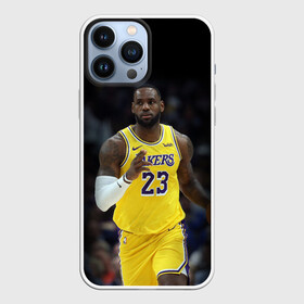 Чехол для iPhone 13 Pro Max с принтом Леброн Джеймс в Екатеринбурге,  |  | james | lakers | lebron | lebron james | los angeles | los angeles lakers | nba | баскетбол | леброн | леброн джеймс | лейкерс | лос анджелес | лос анджелес лейкерс | нба