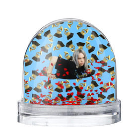 Снежный шар с принтом Billie Eilish Grammy в Екатеринбурге, Пластик | Изображение внутри шара печатается на глянцевой фотобумаге с двух сторон | billie | eilish | grammy | айлиш | билли | грэмми