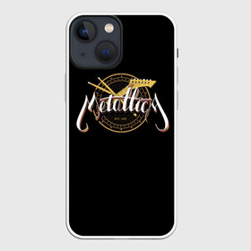 Чехол для iPhone 13 mini с принтом Metallica Vintage 2 в Екатеринбурге,  |  | hard rock | metal | metallica | rock | vintage | металл | рок