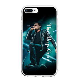 Чехол для iPhone 7Plus/8 Plus матовый с принтом Three Days Grace в Екатеринбурге, Силикон | Область печати: задняя сторона чехла, без боковых панелей | three days grace