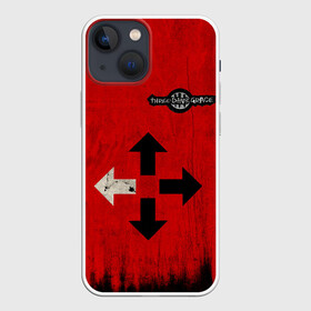 Чехол для iPhone 13 mini с принтом THREE DAYS GRACE RED в Екатеринбурге,  |  | rock | музыка | рок