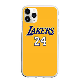 Чехол для iPhone 11 Pro матовый с принтом Kobe Bryant в Екатеринбурге, Силикон |  | kobe bryants | lakers | lakers 24 | los angeles lakers | коби брайант