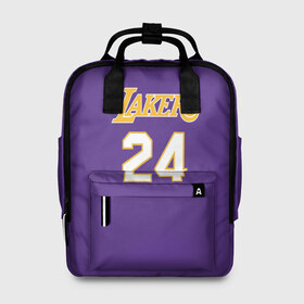 Женский рюкзак 3D с принтом Los Angeles Lakers / Kobe Brya в Екатеринбурге, 100% полиэстер | лямки с регулируемой длиной, сверху ручки, чтобы рюкзак нести как сумку. Основное отделение закрывается на молнию, как и внешний карман. Внутри два дополнительных кармана, один из которых закрывается на молнию. По бокам два дополнительных кармашка, куда поместится маленькая бутылочка
 | basketball | espn | kobe | kobe bryant | kobe bryant death | kobe bryant tribute | lakers | los angeles lakers | nba