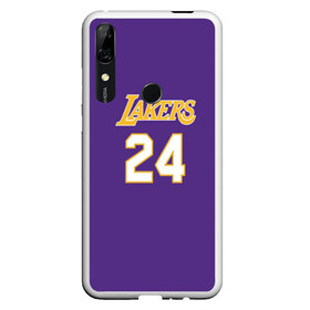 Чехол для Honor P Smart Z с принтом Los Angeles Lakers Kobe Brya в Екатеринбурге, Силикон | Область печати: задняя сторона чехла, без боковых панелей | Тематика изображения на принте: basketball | espn | kobe | kobe bryant | kobe bryant death | kobe bryant tribute | lakers | los angeles lakers | nba