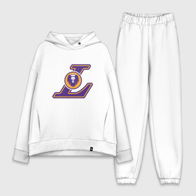 Женский костюм хлопок Oversize с принтом Lakers в Екатеринбурге,  |  | basketball | black | bryant | game | james | kobe | kobebryant | lakers | lebron | los angeles | mamba | nba | rip | slam dunk | баскетбол | баскетболист | брайант | браянт | джеймс | игрок | коби | леброн | лейкерс | лос анджеле