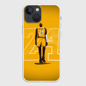 Чехол для iPhone 13 mini с принтом Kobe Bryant в Екатеринбурге,  |  | 24 | basketball | bryant | kobe | kobe bryant | kobe bryant 24 | lakers | los angeles lakers | mamba | баскетбол | кобе 24 | кобе брайант | кобе брайнт | коби брайант | коби брайн | лейкерс | номер 24