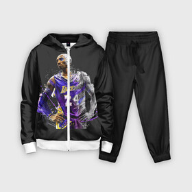 Детский костюм 3D с принтом Kobe Bryant в Екатеринбурге,  |  | 08 | 24 | 8 | angeles | basketball | bryant | gigi | goat | kobe | lakers | legend | los | mamba | rip | sport | баскетбол | брайант | коби | легенда | мамба | роспись | спорт