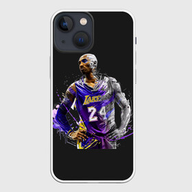 Чехол для iPhone 13 mini с принтом Kobe Bryant в Екатеринбурге,  |  | 08 | 24 | 8 | angeles | basketball | bryant | gigi | goat | kobe | lakers | legend | los | mamba | rip | sport | баскетбол | брайант | коби | легенда | мамба | роспись | спорт