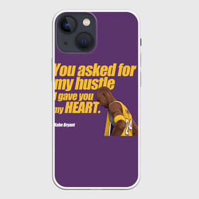 Чехол для iPhone 13 mini с принтом Kobe Bryant в Екатеринбурге,  |  | 08 | 24 | 8 | angeles | basketball | bryant | gigi | goat | kobe | lakers | legend | los | mamba | rip | sport | баскетбол | брайант | коби | легенда | мамба | роспись | спорт