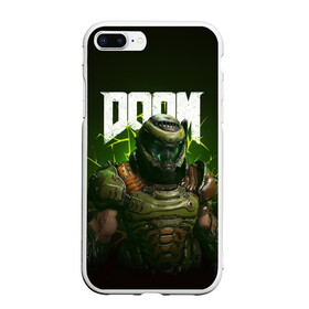 Чехол для iPhone 7Plus/8 Plus матовый с принтом Doom Eternal в Екатеринбурге, Силикон | Область печати: задняя сторона чехла, без боковых панелей | doom | doom 2016 | doom 2020 | doom eternal | doomguy | дум | дум 2020 | дум вечен | дум етернал | дум этернал | думгай