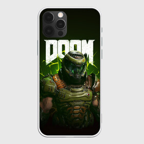 Чехол для iPhone 12 Pro с принтом Doom Eternal в Екатеринбурге, силикон | область печати: задняя сторона чехла, без боковых панелей | doom | doom 2016 | doom 2020 | doom eternal | doomguy | дум | дум 2020 | дум вечен | дум етернал | дум этернал | думгай