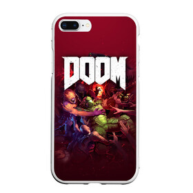 Чехол для iPhone 7Plus/8 Plus матовый с принтом Doom в Екатеринбурге, Силикон | Область печати: задняя сторона чехла, без боковых панелей | doom | doom 2016 | doom 2020 | doom eternal | doom slayer | doomguy | doomslayer | дум | дум 2020 | дум вечен | дум етернал | дум этернал | думгай