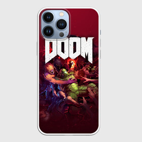 Чехол для iPhone 13 Pro Max с принтом Doom в Екатеринбурге,  |  | Тематика изображения на принте: doom | doom 2016 | doom 2020 | doom eternal | doom slayer | doomguy | doomslayer | дум | дум 2020 | дум вечен | дум етернал | дум этернал | думгай