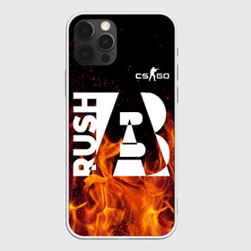 Чехол для iPhone 12 Pro Max с принтом CS Go Rush AB в Екатеринбурге, Силикон |  | Тематика изображения на принте: counter | counter strike | cs | csgo | go | mid | rush | strike