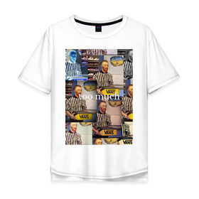 Мужская футболка хлопок Oversize с принтом Развитое чувство стиля в Екатеринбурге, 100% хлопок | свободный крой, круглый ворот, “спинка” длиннее передней части | 