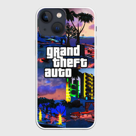 Чехол для iPhone 13 mini с принтом GTA в Екатеринбурге,  |  | grand theft auto 2 | grand theft auto 3 | grand theft auto v | grand theft auto: san andreas | grand theft auto: vice city | gta 1 | gta 2 | gta 3 | gta 4 | gta 5 | gta online | gta v | город | игры