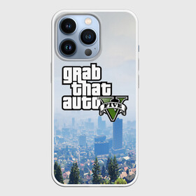 Чехол для iPhone 13 Pro с принтом GTA 5 в Екатеринбурге,  |  | grand theft auto 2 | grand theft auto 3 | grand theft auto v | grand theft auto: san andreas | grand theft auto: vice city | gta 1 | gta 2 | gta 3 | gta 4 | gta 5 | gta online | gta v | город | игры