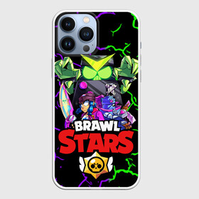 Чехол для iPhone 13 Pro Max с принтом BRAWL STARS в Екатеринбурге,  |  | Тематика изображения на принте: brawlstars | crow | dyna | dynamike | leon | leonskin | mike | mr p | sally | shark | битваогней | бравлстарc | бравлстарз | динамайк | игра | игры | леон | мистер пи | мультик | старз