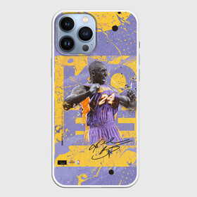 Чехол для iPhone 13 Pro Max с принтом Kobe Bryant в Екатеринбурге,  |  | Тематика изображения на принте: angeles | bryant | kobe | lakers | los | nba | баскетбольный | клуб