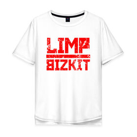 Мужская футболка хлопок Oversize с принтом LIMP BIZKIT в Екатеринбурге, 100% хлопок | свободный крой, круглый ворот, “спинка” длиннее передней части | Тематика изображения на принте: dj lethal | limp bizkit | rock | джон отто | лимп бизкит | майк смит | музыка | роб уотерс | рок | сэм риверс | терри бальзамо | уэс борланд | фред дёрст