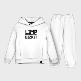 Детский костюм хлопок Oversize с принтом LIMP BIZKIT LOGO | ЛИМП БИЗКИТ ЛОГО (Z) в Екатеринбурге,  |  | dj lethal | limp bizkit | rock | джон отто | лимп бизкит | майк смит | музыка | роб уотерс | рок | сэм риверс | терри бальзамо | уэс борланд | фред дёрст