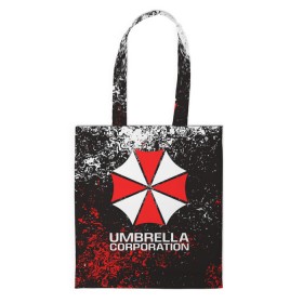 Сумка 3D повседневная с принтом UMBRELLA CORP в Екатеринбурге, 100% полиэстер | Плотность: 200 г/м2; Размер: 34×35 см; Высота лямок: 30 см | ada wong | biohazard | leon | nemesis | project resistance | raccoon city | re2 | resident evil 2 | rpd | stars | umbrella | ада вонг | амбрелла | немесис | ужасы