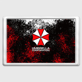 Магнит 45*70 с принтом UMBRELLA CORP в Екатеринбурге, Пластик | Размер: 78*52 мм; Размер печати: 70*45 | Тематика изображения на принте: ada wong | biohazard | leon | nemesis | project resistance | raccoon city | re2 | resident evil 2 | rpd | stars | umbrella | ада вонг | амбрелла | немесис | ужасы