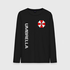 Мужской лонгслив хлопок с принтом UMBRELLA CORP | АМБРЕЛЛА КОРП(+спина) в Екатеринбурге, 100% хлопок |  | ada wong | biohazard | leon | nemesis | project resistance | raccoon city | re2 | resident evil 2 | rpd | stars | umbrella | ада вонг | амбрелла | немесис | ужасы