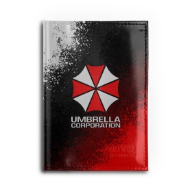 Обложка для автодокументов с принтом UMBRELLA CORP в Екатеринбурге, натуральная кожа |  размер 19,9*13 см; внутри 4 больших “конверта” для документов и один маленький отдел — туда идеально встанут права | ada wong | biohazard | leon | nemesis | project resistance | raccoon city | re2 | resident evil 2 | rpd | stars | umbrella | ада вонг | амбрелла | немесис | ужасы