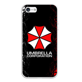 Чехол для iPhone 5/5S матовый с принтом UMBRELLA CORP в Екатеринбурге, Силикон | Область печати: задняя сторона чехла, без боковых панелей | ada wong | biohazard | leon | nemesis | project resistance | raccoon city | re2 | resident evil 2 | rpd | stars | umbrella | ада вонг | амбрелла | немесис | ужасы