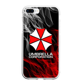 Чехол для iPhone 7Plus/8 Plus матовый с принтом UMBRELLA CORP в Екатеринбурге, Силикон | Область печати: задняя сторона чехла, без боковых панелей | ada wong | biohazard | leon | nemesis | project resistance | raccoon city | re2 | resident evil 2 | rpd | stars | umbrella | ада вонг | амбрелла | немесис | ужасы