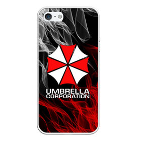 Чехол для iPhone 5/5S матовый с принтом UMBRELLA CORP в Екатеринбурге, Силикон | Область печати: задняя сторона чехла, без боковых панелей | ada wong | biohazard | leon | nemesis | project resistance | raccoon city | re2 | resident evil 2 | rpd | stars | umbrella | ада вонг | амбрелла | немесис | ужасы