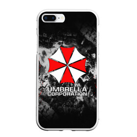 Чехол для iPhone 7Plus/8 Plus матовый с принтом UMBRELLA CORP в Екатеринбурге, Силикон | Область печати: задняя сторона чехла, без боковых панелей | ada wong | biohazard | leon | nemesis | project resistance | raccoon city | re2 | resident evil 2 | rpd | stars | umbrella | ада вонг | амбрелла | немесис | ужасы